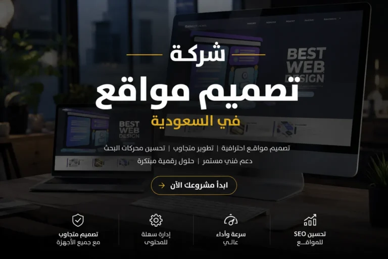 شركة تصميم مواقع في السعوديه